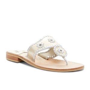 BRAND NEW Platinum and Gold Jack Rogers